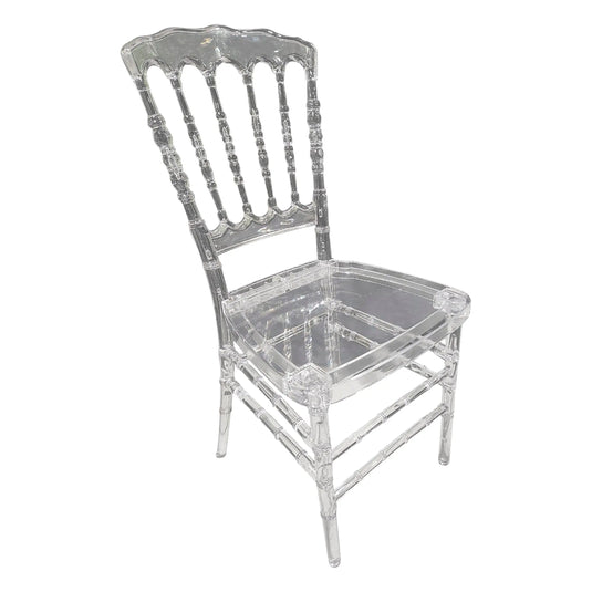 Silla   para Exterior e Interior de Resina Color Transparente HODAIA / NAPOLEON - 9SL08T