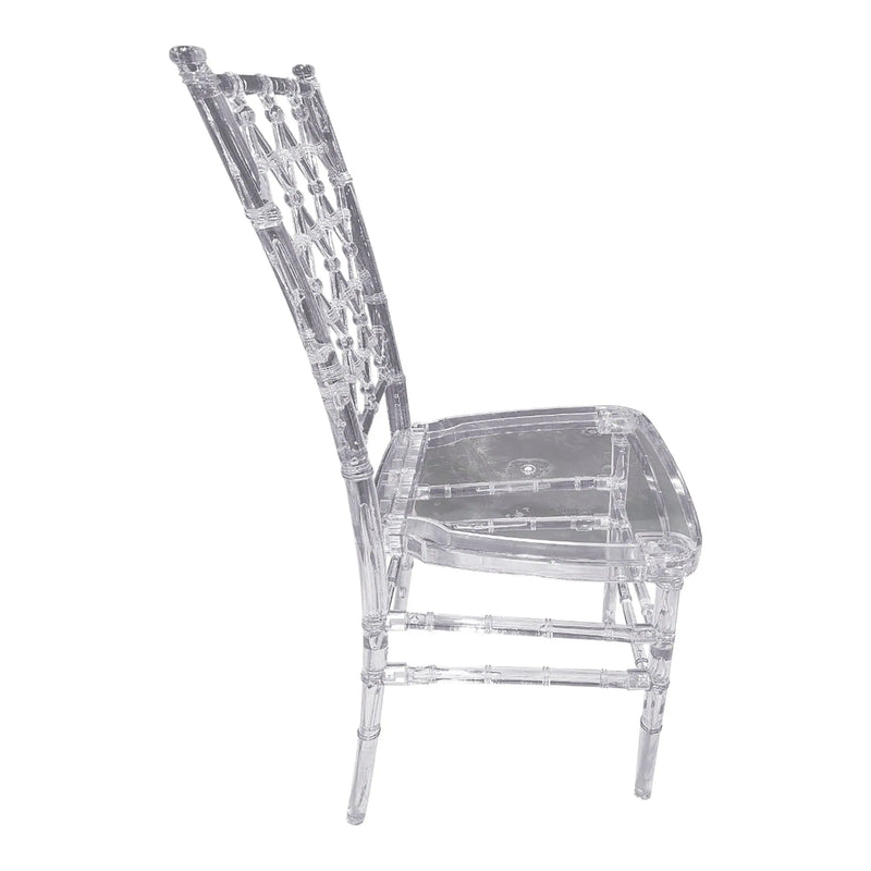 Cargue la imagen en el visor de la galería, Silla para Exterior e Interior de Resina Color Trasparente RETICULAR / NET BACK / PC21A -9SL07