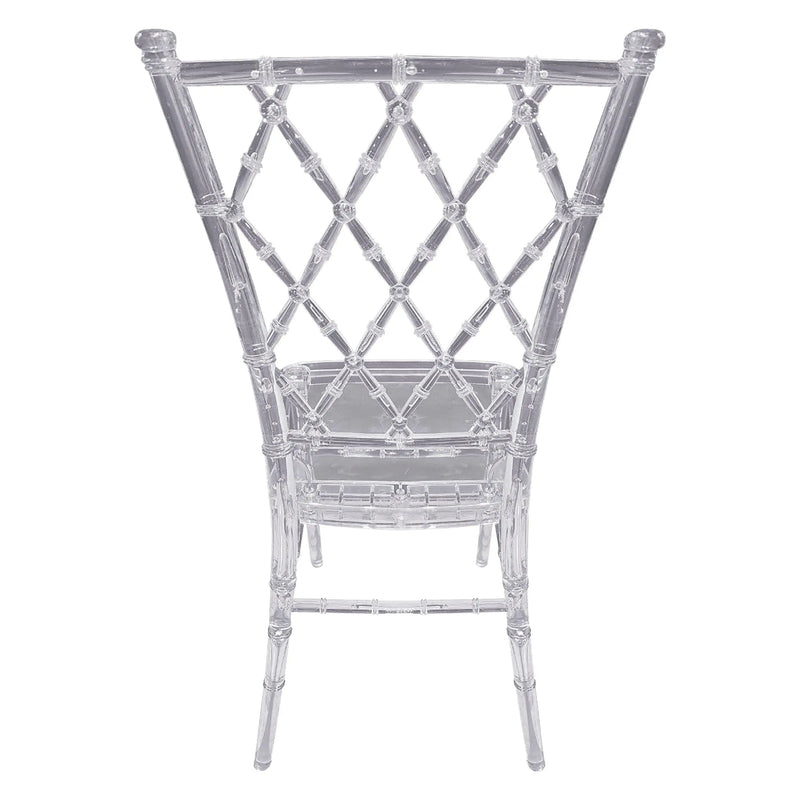 Cargue la imagen en el visor de la galería, Silla para Exterior e Interior de Resina Color Trasparente RETICULAR / NET BACK / PC21A -9SL07