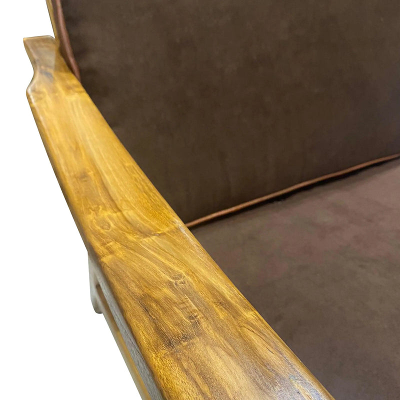 Cargue la imagen en el visor de la galería, Silla para Interior de Madera Color Cafe PANAMPU-124163.