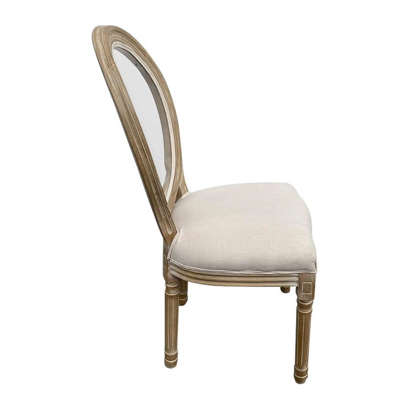 Cargue la imagen en el visor de la galería, Silla para Interior de Madera Color Trasparente- LOUIS BANQUETE-9FM12-T