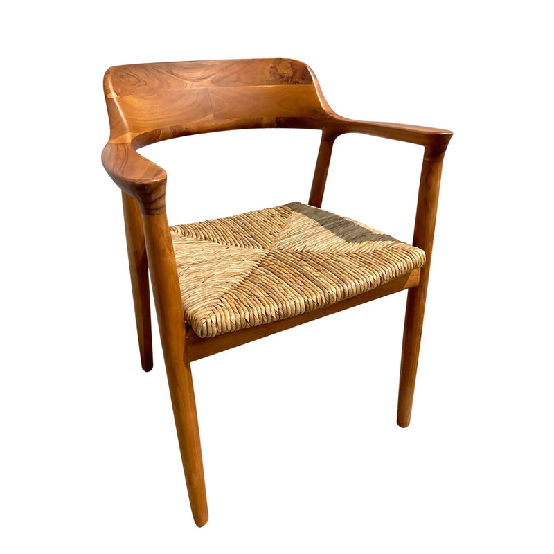 Cargue la imagen en el visor de la galería, Silla para Interior de Madera Teca Color Natural KENNEDY-122358