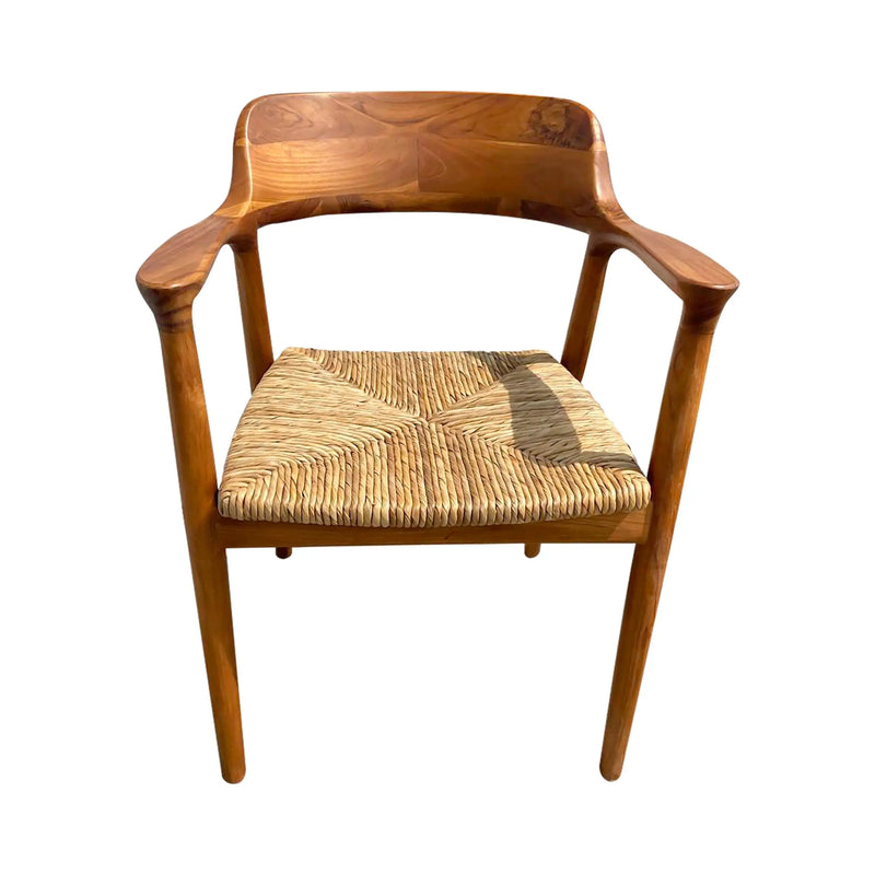 Cargue la imagen en el visor de la galería, Silla para Interior de Madera Teca Color Natural KENNEDY-122358