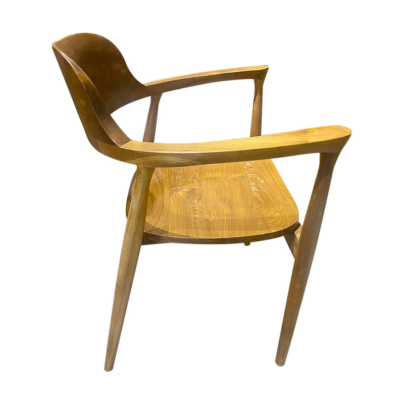 Cargue la imagen en el visor de la galería, Silla para Interior de Madera Teca Color Natural KENNEDY-123495
