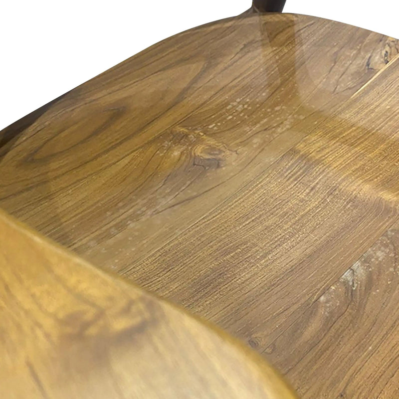Cargue la imagen en el visor de la galería, Silla para Interior de Madera Teca Color Natural KENNEDY-123495