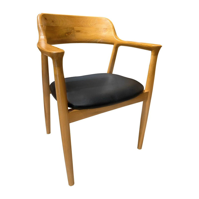 Cargue la imagen en el visor de la galería, Silla para Interior de Madera Teca KENNEDY-123231