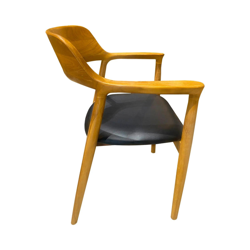 Cargue la imagen en el visor de la galería, Silla para Interior de Madera Teca KENNEDY-123231