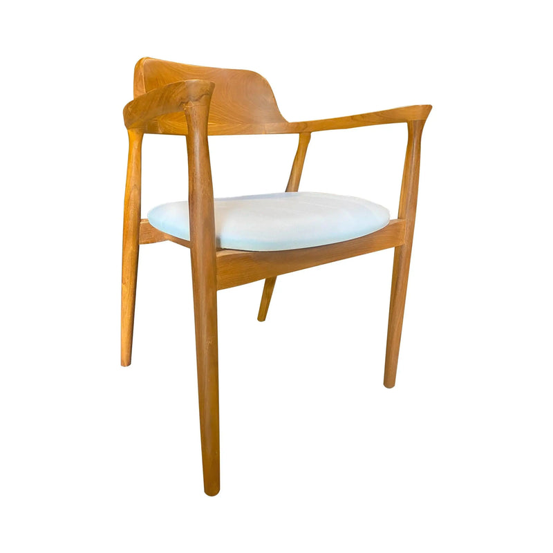 Cargue la imagen en el visor de la galería, Silla para Interior de Madera Teca KENNEDY-124532