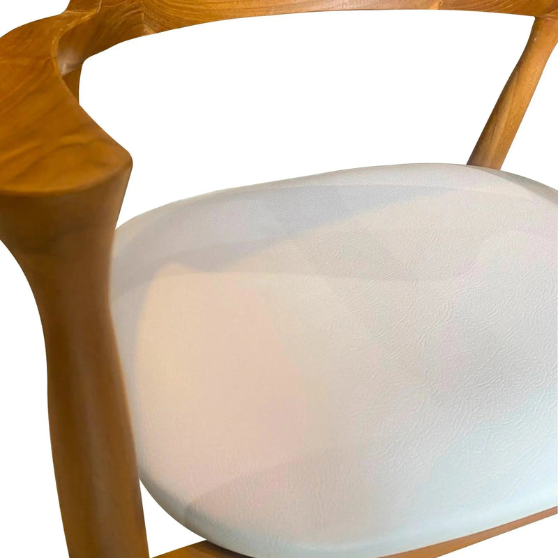 Cargue la imagen en el visor de la galería, Silla para Interior de Madera Teca KENNEDY-124532 CasaEaster