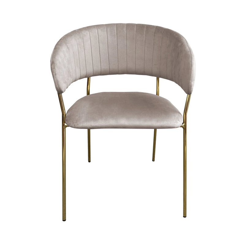 Cargue la imagen en el visor de la galería, Silla para interior Color Beige ENGLAND-CA683 CasaEaster