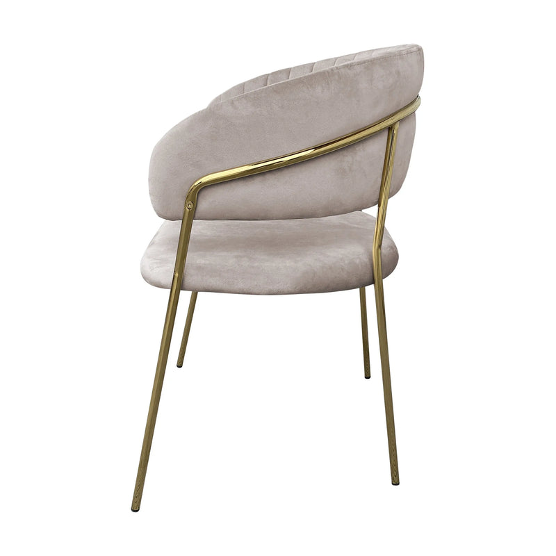 Cargue la imagen en el visor de la galería, Silla para interior Color Beige ENGLAND-CA683 CasaEaster