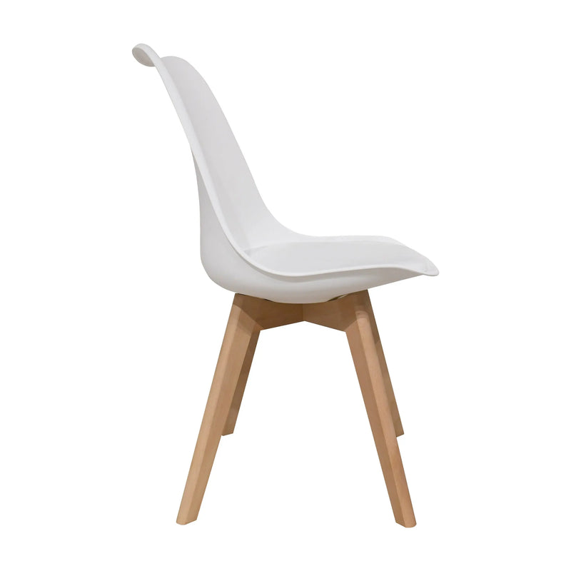 Cargue la imagen en el visor de la galería, Silla para interior Color Blanco Velo-94016190-BL CasaEaster