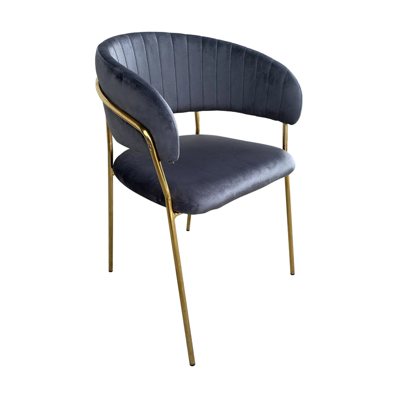 Cargue la imagen en el visor de la galería, Silla para interior Color Gris ENGLAND-CA682 CasaEaster