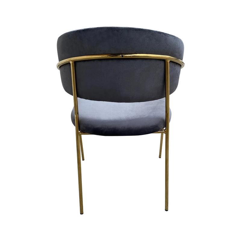 Cargue la imagen en el visor de la galería, Silla para interior Color Gris ENGLAND-CA682 CasaEaster