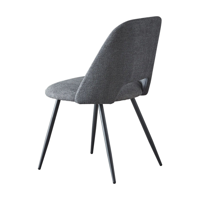 Cargue la imagen en el visor de la galería, Silla para interior Color Gris Oscuro D HOLE-CA1862 CasaEaster