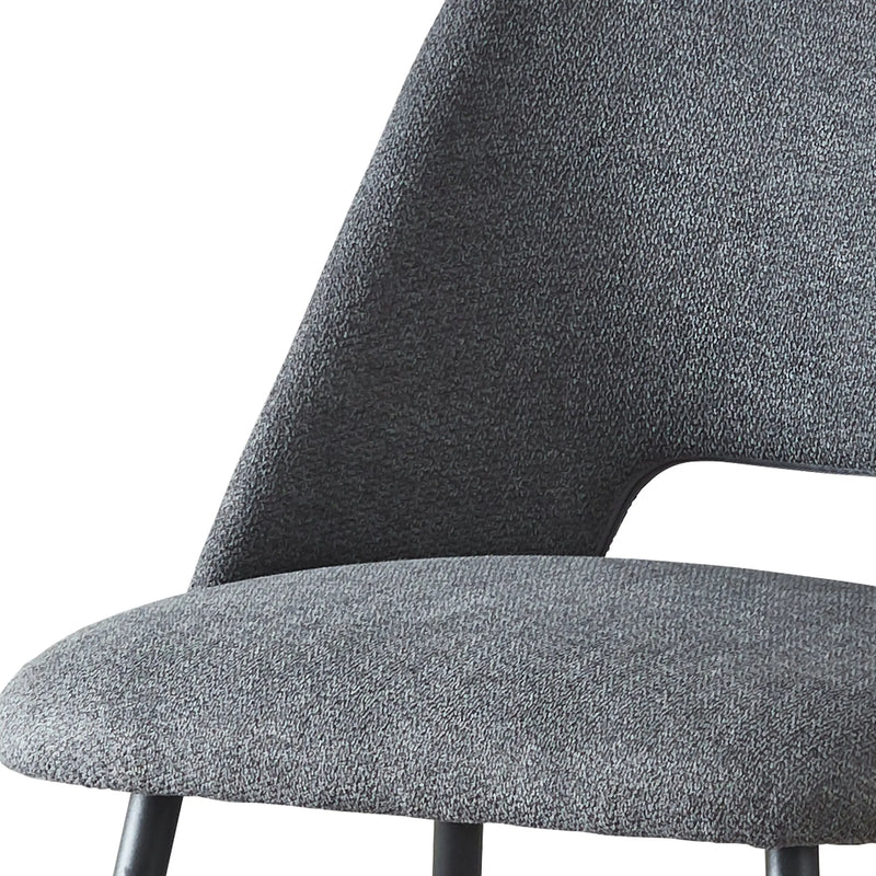 Cargue la imagen en el visor de la galería, Silla para interior Color Gris Oscuro D HOLE-CA1862 CasaEaster