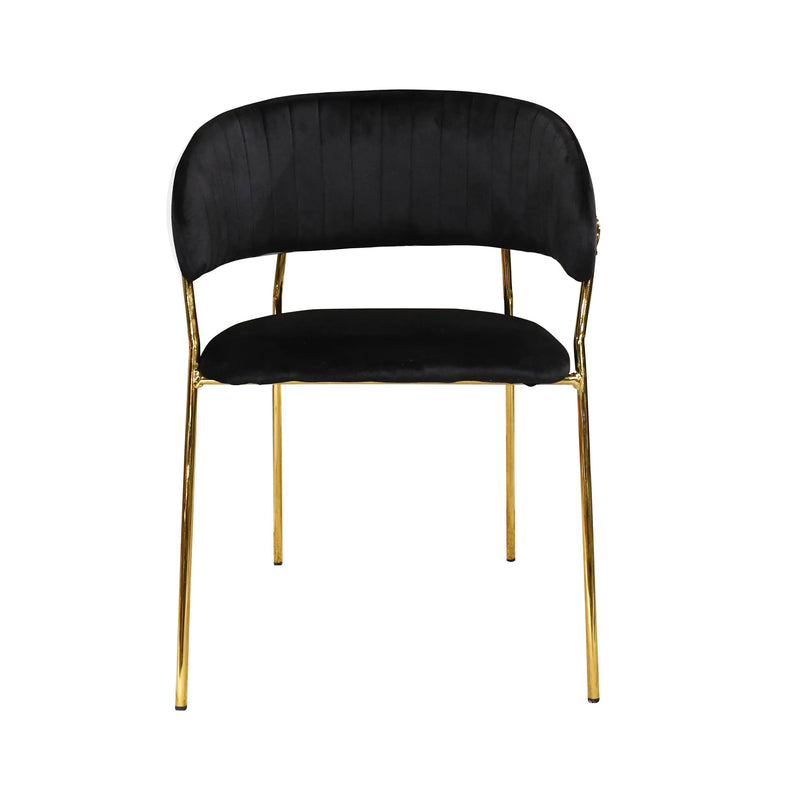 Cargue la imagen en el visor de la galería, Silla para interior Color Negro ENGLAND-CA681 CasaEaster