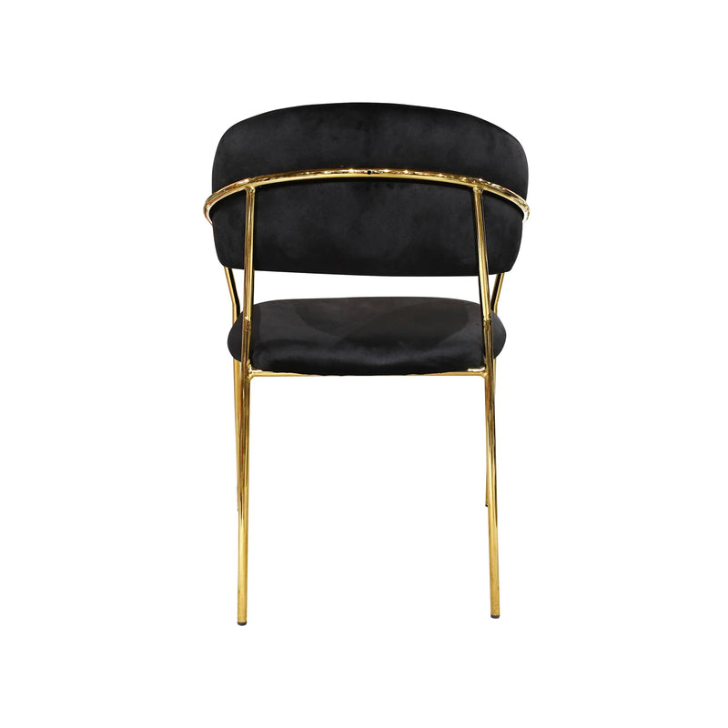 Cargue la imagen en el visor de la galería, Silla para interior Color Negro ENGLAND-CA681 CasaEaster