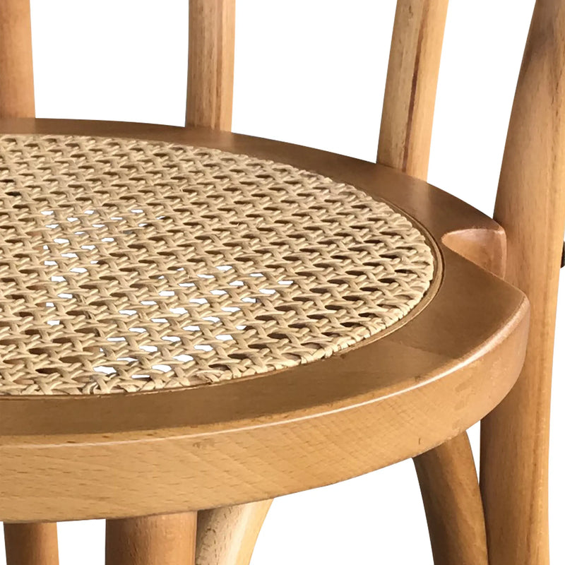 Cargue la imagen en el visor de la galería, Silla para interior de madera color natural FC18 -N -FC18-N CasaEaster