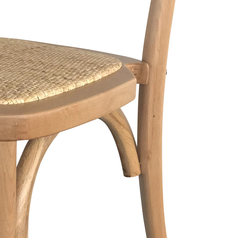 Cargue la imagen en el visor de la galería, Silla para interior de madera color natural FC38S-N - FC38S-N CasaEaster