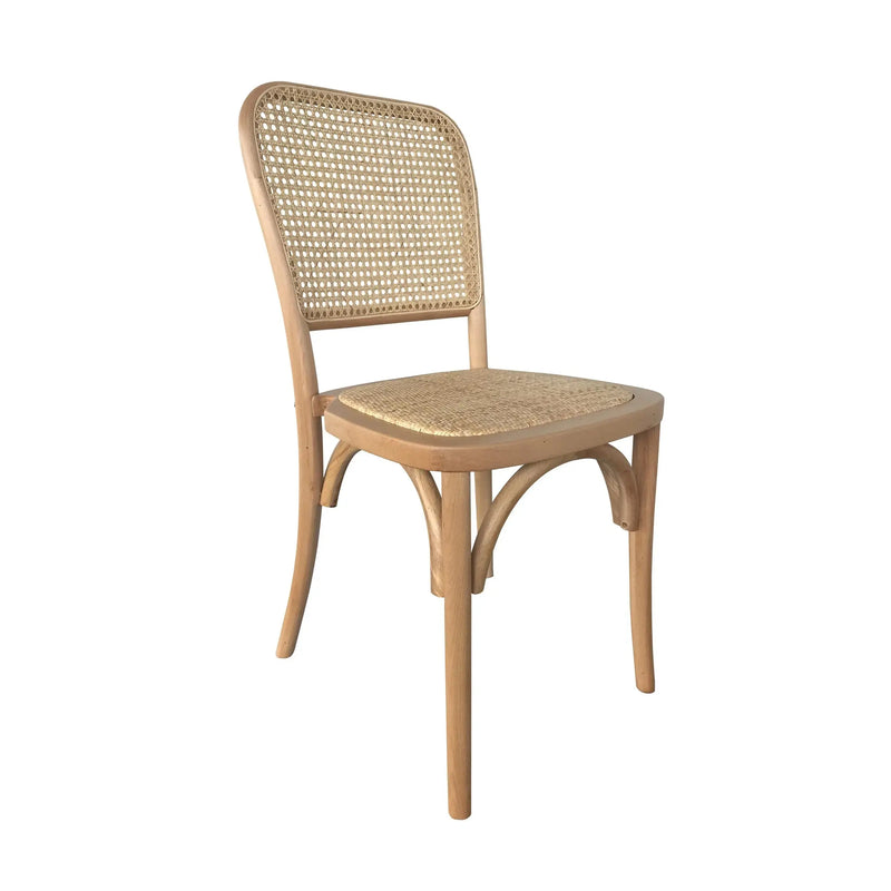 Cargue la imagen en el visor de la galería, Silla para interior de madera color natural FC38S-N - FC38S-N