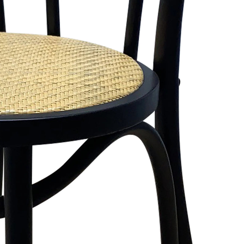 Cargue la imagen en el visor de la galería, Silla para interior de madera color negro con natural FC18P-NE - FC18P-NE CasaEaster