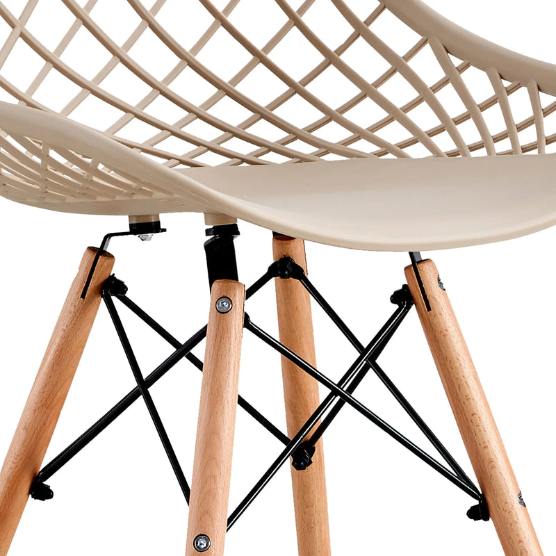 Cargue la imagen en el visor de la galería, Silla para interior y exterior Color Beige Cardona -94016900-01-BE CasaEaster