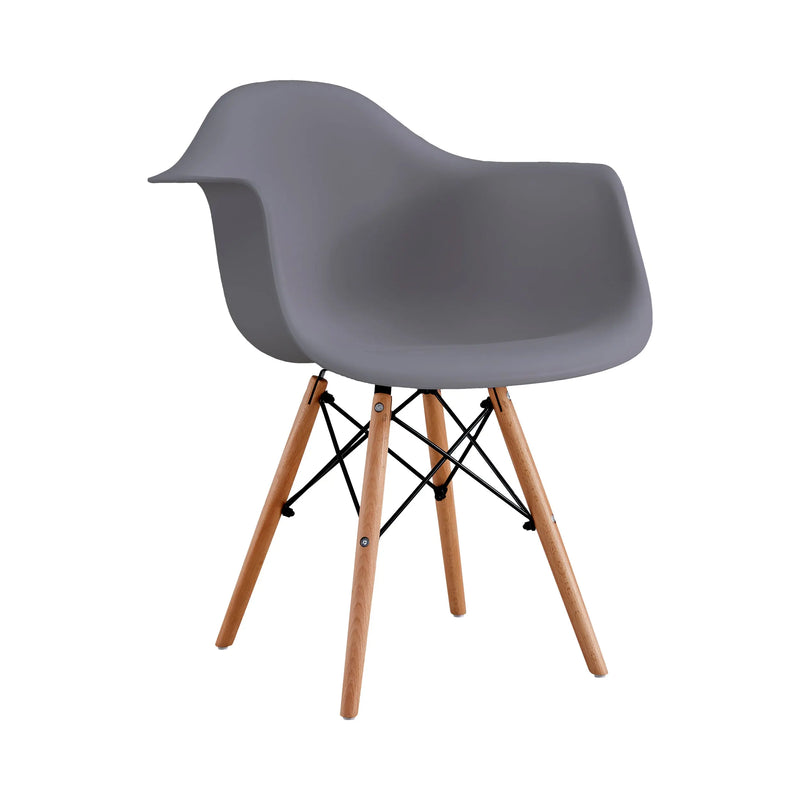 Cargue la imagen en el visor de la galería, Silla para interior y exterior Color Gris HOLBOX-940161900-02-GR CasaEaster