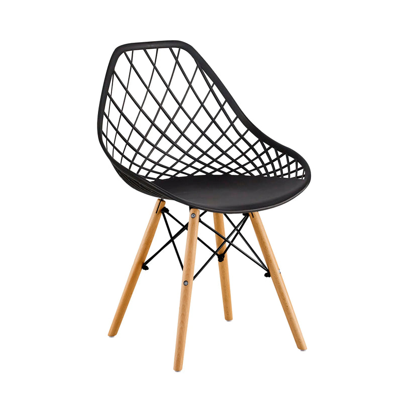 Cargue la imagen en el visor de la galería, Silla para interior y exterior Color Negro Cardona -94016900-01-NE CasaEaster