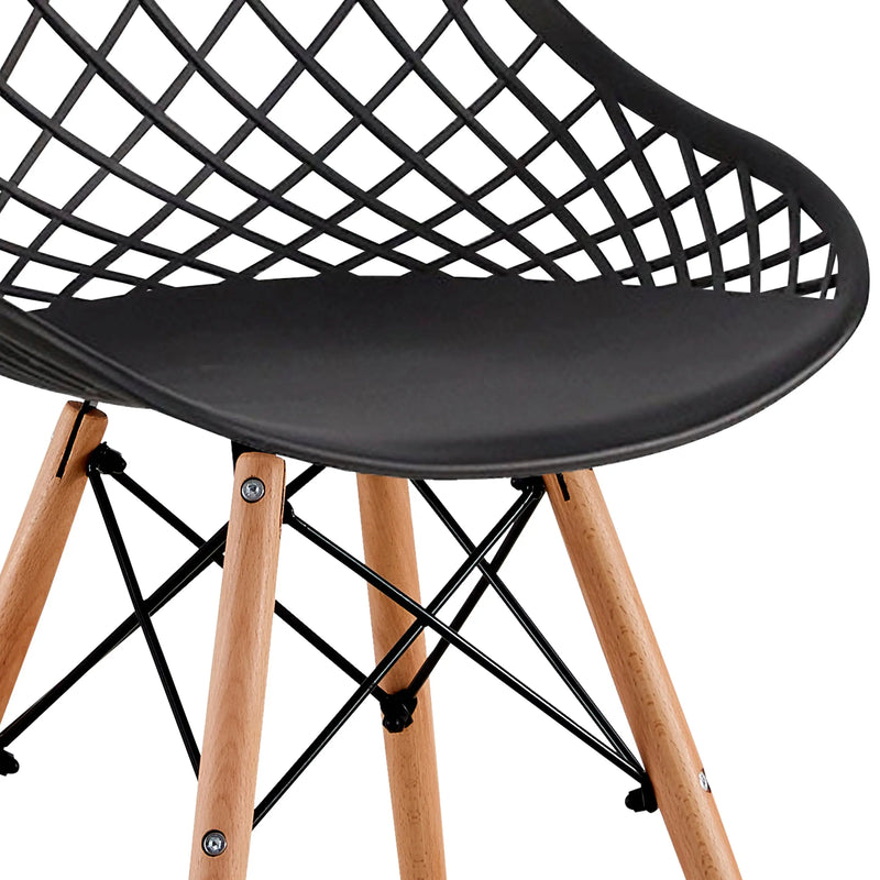 Cargue la imagen en el visor de la galería, Silla para interior y exterior Color Negro Cardona -94016900-01-NE CasaEaster