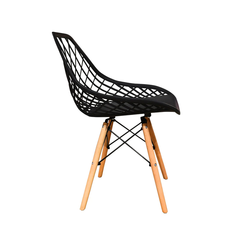 Cargue la imagen en el visor de la galería, Silla para interior y exterior Color Negro Cardona -94016900-01-NE CasaEaster