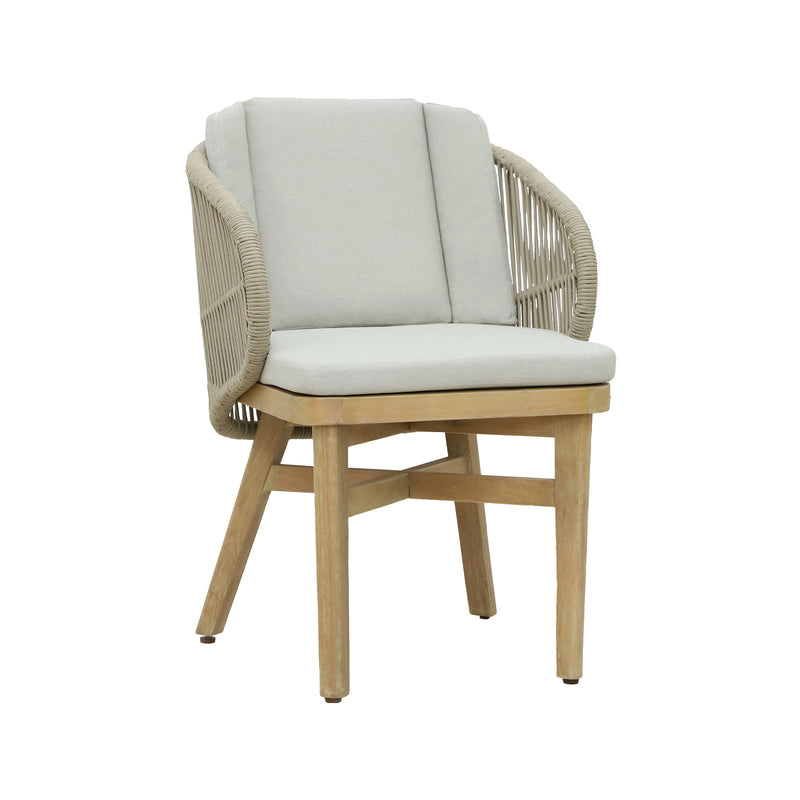 Cargue la imagen en el visor de la galería, Silla para Exterior de madera Mali - HUC39801