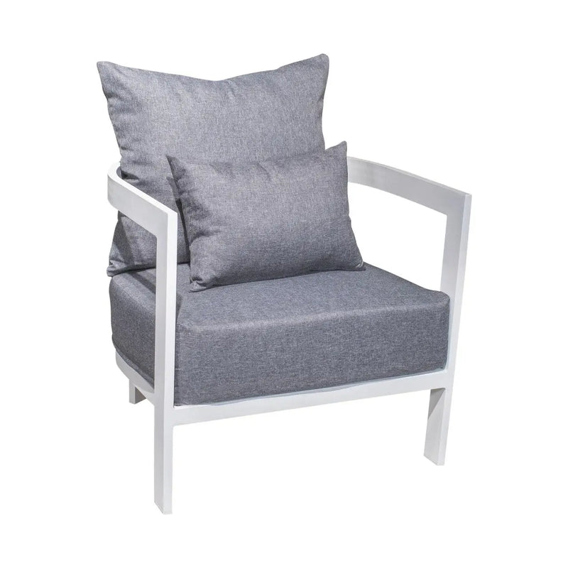 Cargue la imagen en el visor de la galería, Sillon Color Blanco MASARIK INDIVIDUAL-22080