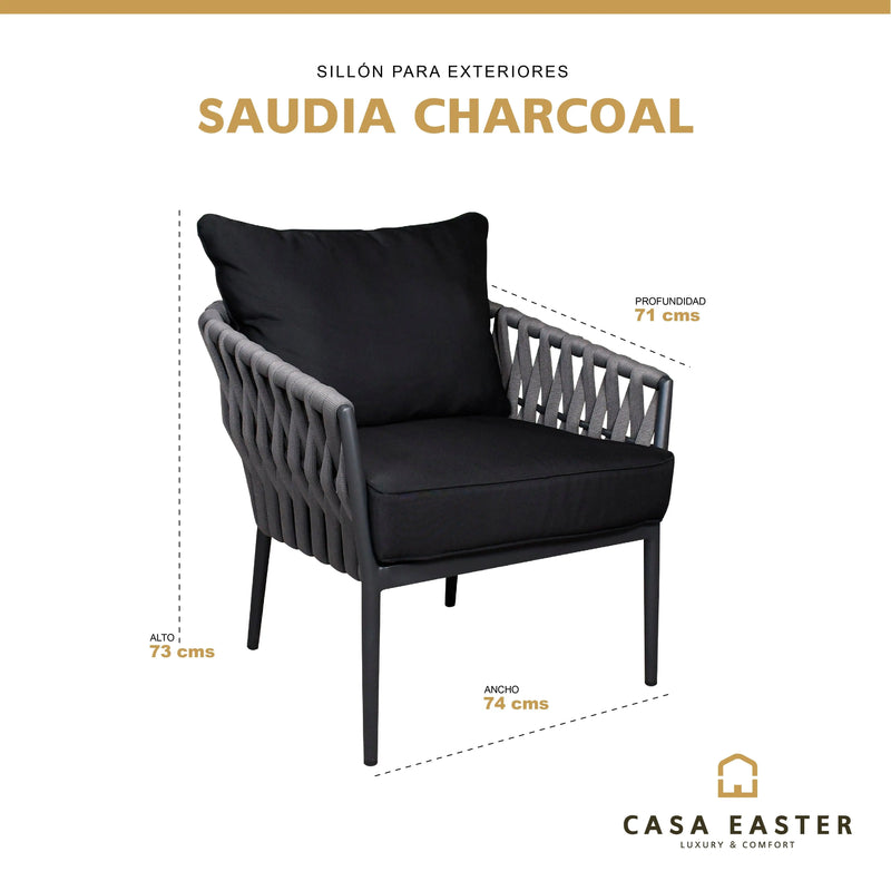 Cargue la imagen en el visor de la galería, Sillon Color Carbon SAUDIA INDIVIDUAL007 - EQ288