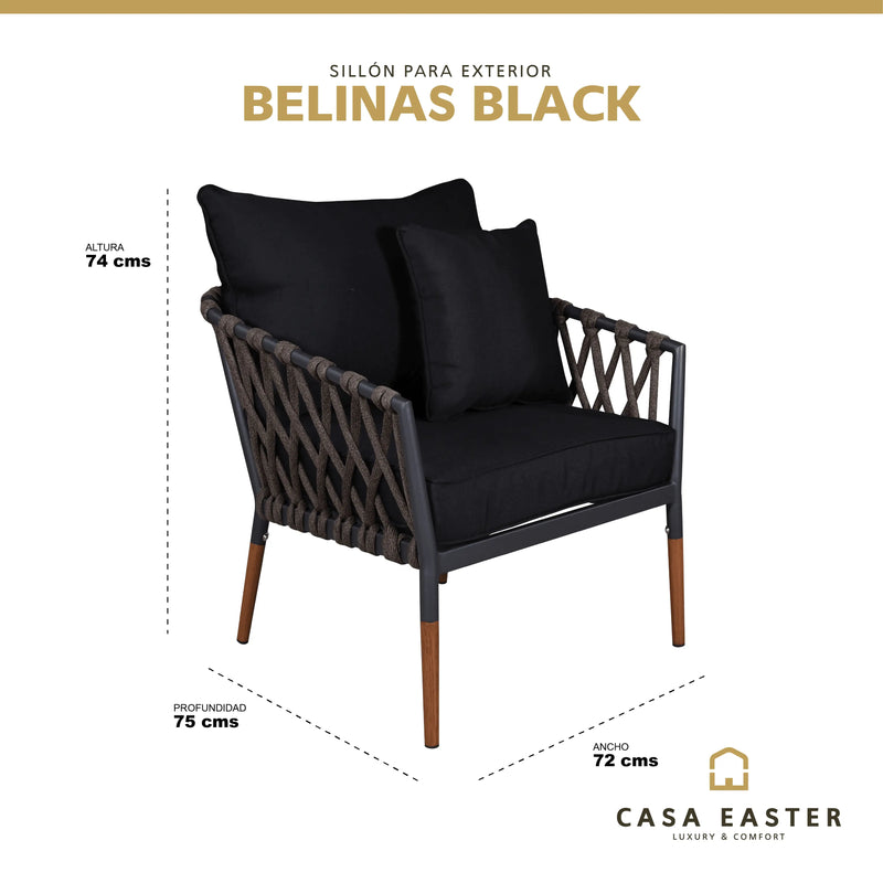 Cargue la imagen en el visor de la galería, Sillon Color Carbon con Cafe BELINAS INVIDUAL-10000
