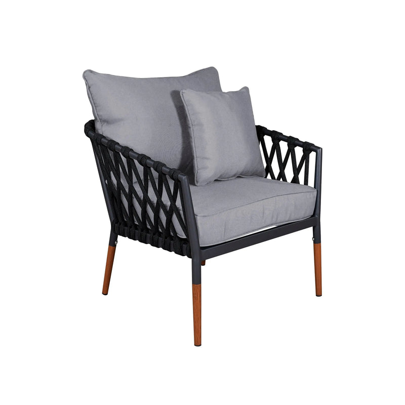 Cargue la imagen en el visor de la galería, Sillon Color Carbon con Negro BELINAS INDIVIDUAL 10500