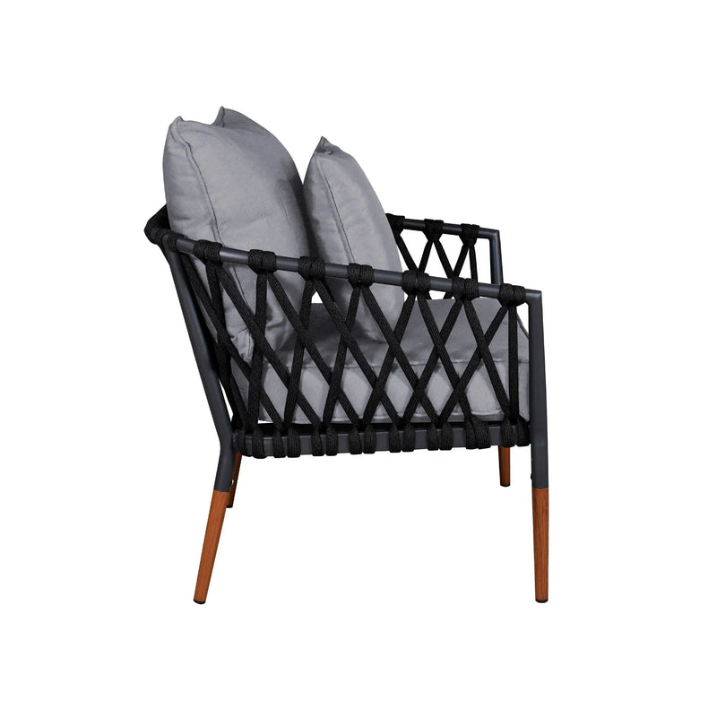 Cargue la imagen en el visor de la galería, Sillon Color Carbon con Negro BELINAS INDIVIDUAL 10500