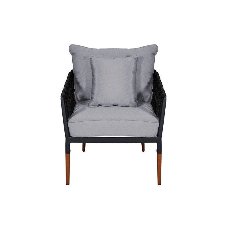 Cargue la imagen en el visor de la galería, Sillon Color Carbon con Negro BELINAS INDIVIDUAL 10500