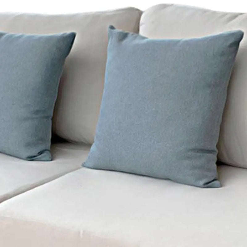 Cargue la imagen en el visor de la galería, Sillon De Madera Teca Para Interior Color Blanco WOODLAND DOBLE- HUC25691