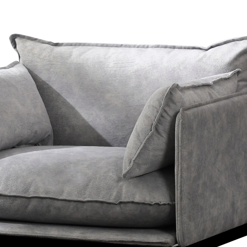 Cargue la imagen en el visor de la galería, Sillón Individual Color Gris - BD18G CasaEaster