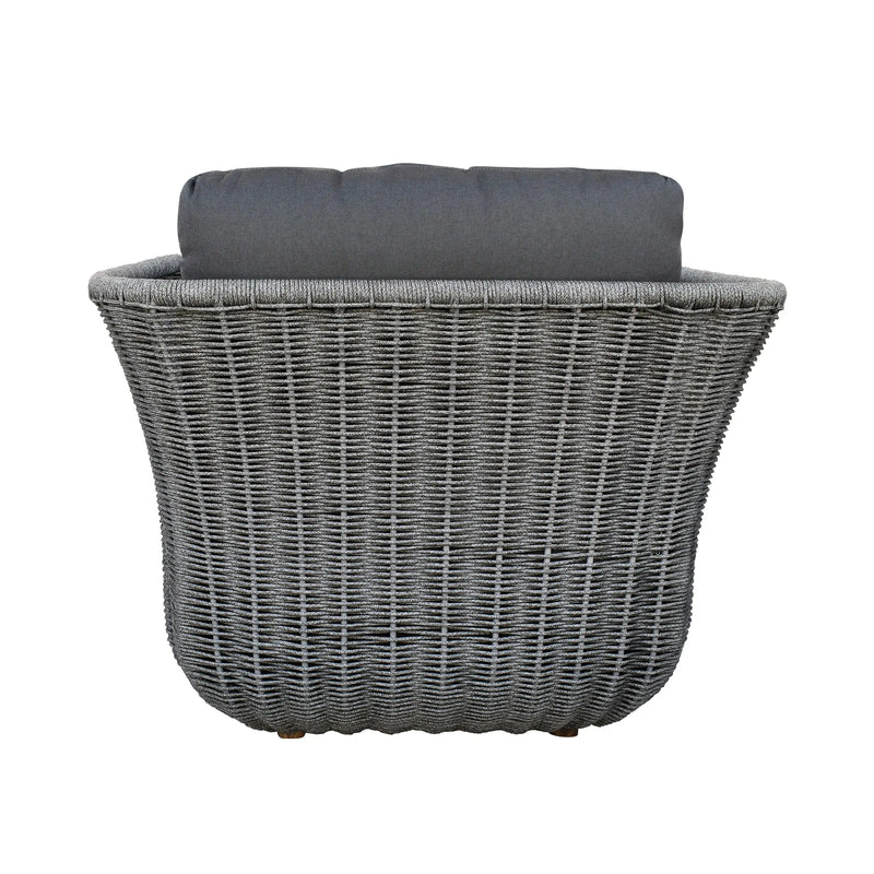 Cargue la imagen en el visor de la galería, Sillón Individual para Interior y Exterior de Aluminio color Carbon Sundown Individual-HUC39907 CasaEaster