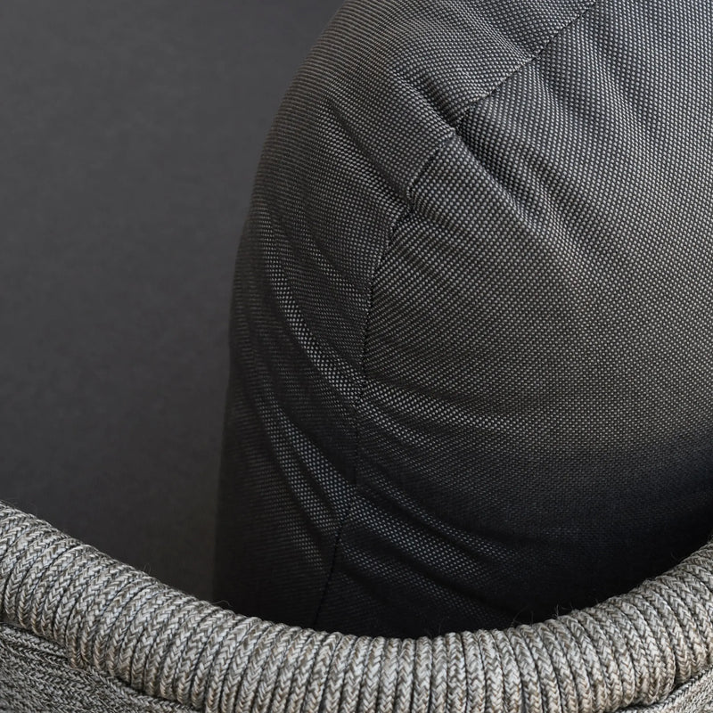 Cargue la imagen en el visor de la galería, Sillón Individual para Interior y Exterior de Aluminio color Carbon Sundown Individual-HUC39907 CasaEaster