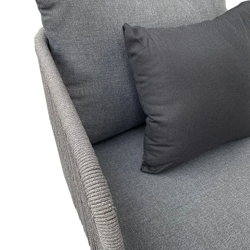 Cargue la imagen en el visor de la galería, Sillón Individual para interiory exterior color gris Lighton- GL3A-608321SQKD CasaEaster