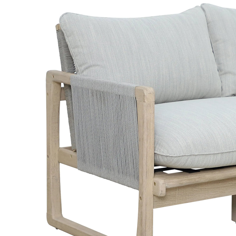 Cargue la imagen en el visor de la galería, Sillon Triple Baker Gris Claro - HUC39872-1 CasaEaster