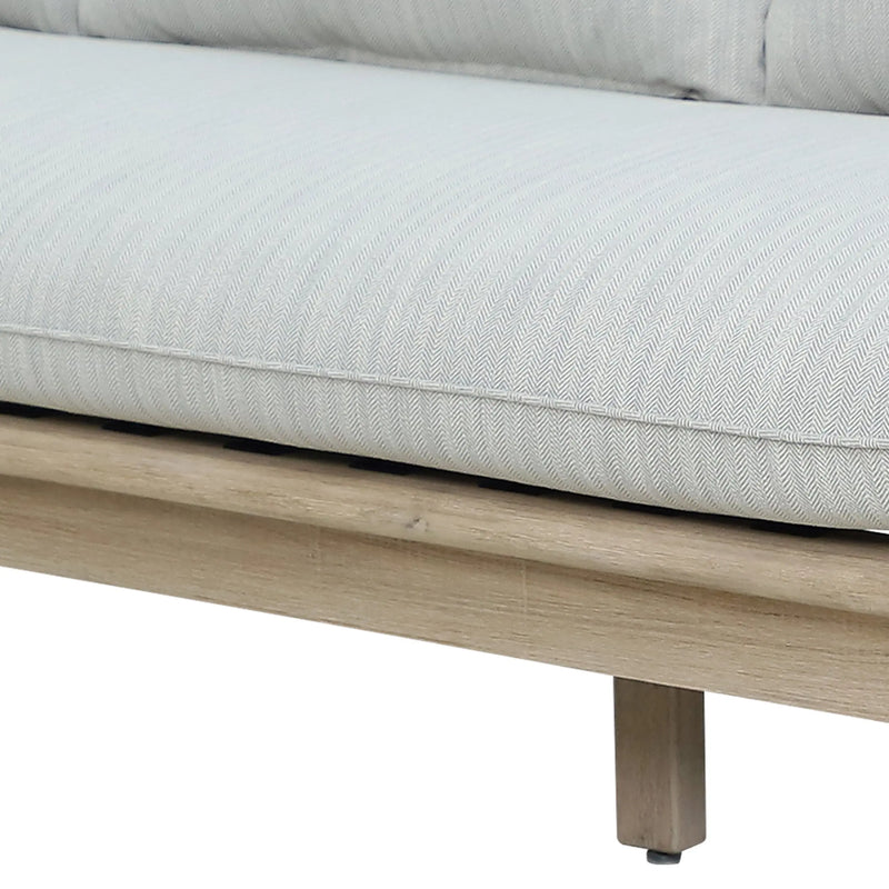 Cargue la imagen en el visor de la galería, Sillon Triple Baker Gris Claro - HUC39872-1 CasaEaster