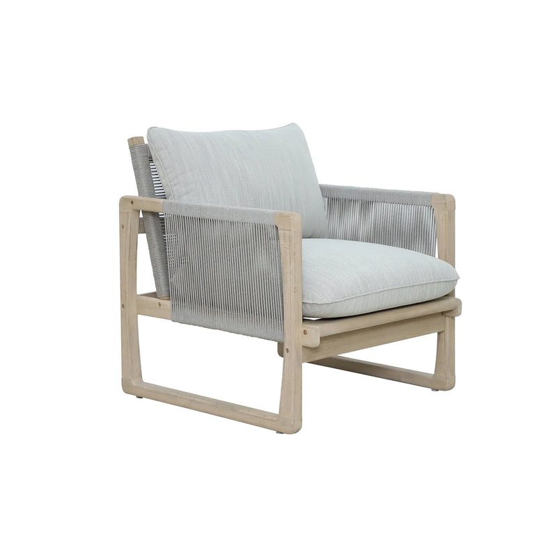 Cargue la imagen en el visor de la galería, Sillon individual Baker Gris Claro - HUC39870-1 CasaEaster