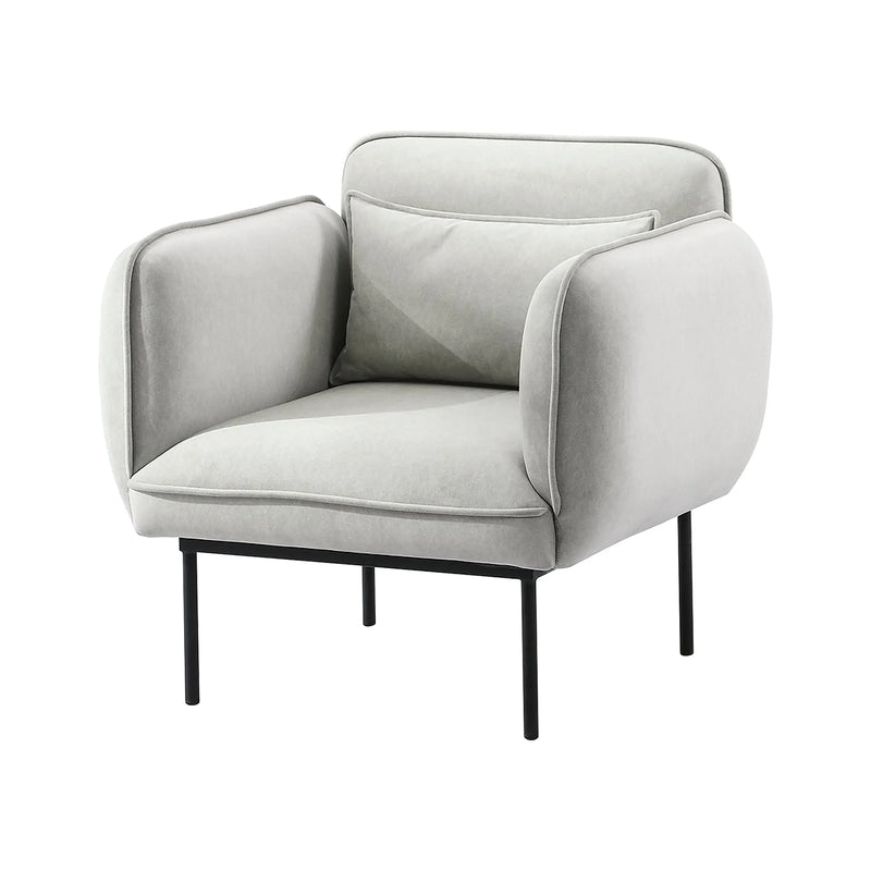 Cargue la imagen en el visor de la galería, Sillon para Interior Color Gris Claro S-012GR -94017190-2 CasaEaster