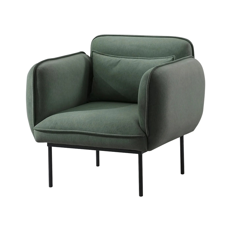 Cargue la imagen en el visor de la galería, Sillon para Interior Color Verde Obscuro S-012VER-94017190-3 CasaEaster