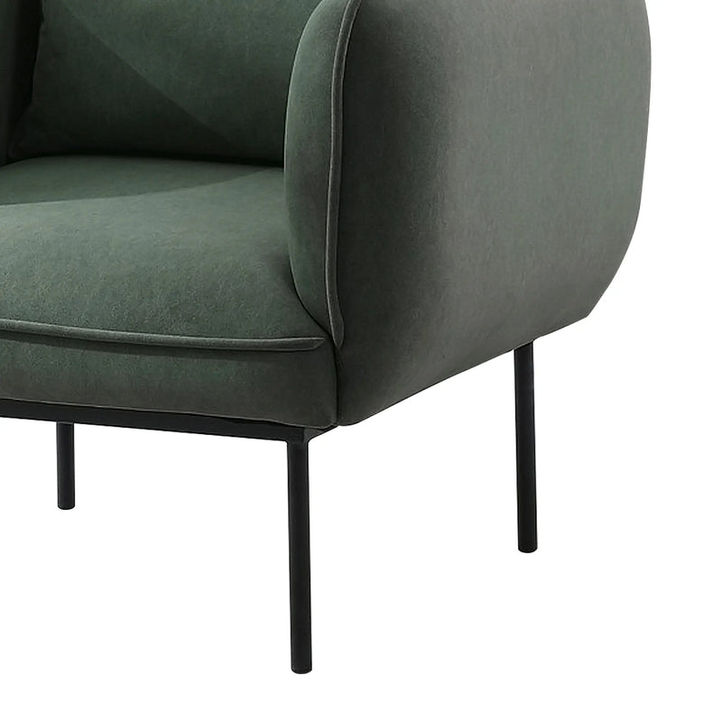 Cargue la imagen en el visor de la galería, Sillon para Interior Color Verde Obscuro S-012VER-94017190-3 CasaEaster