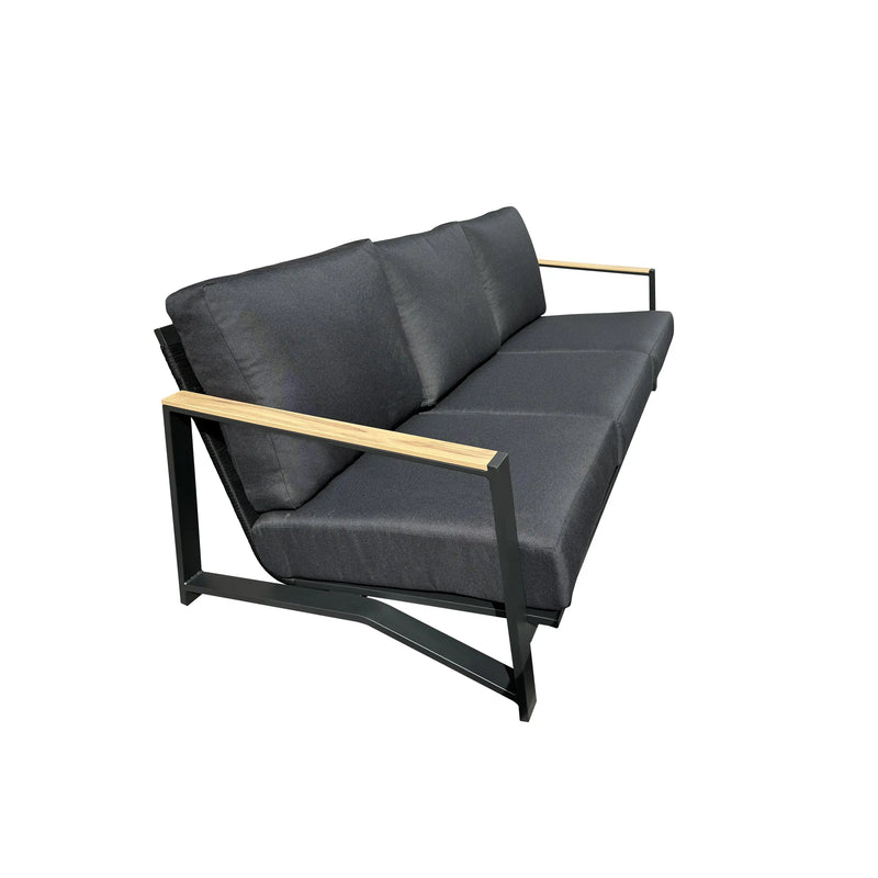 Cargue la imagen en el visor de la galería, Sillon triple Nampa Color Carbon - GL3A6079223ZYBKD CasaEaster